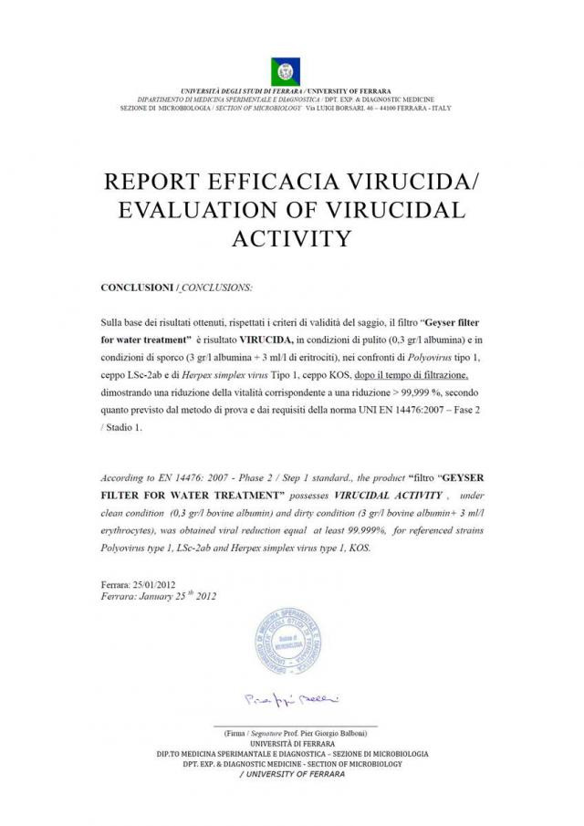 Ferarra Report